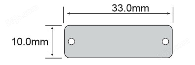 RFID抗金属电子标签PCB3310尺寸