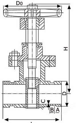 RRGX(Z81X)弹性座封闸阀（沟槽式明杆）结构图片