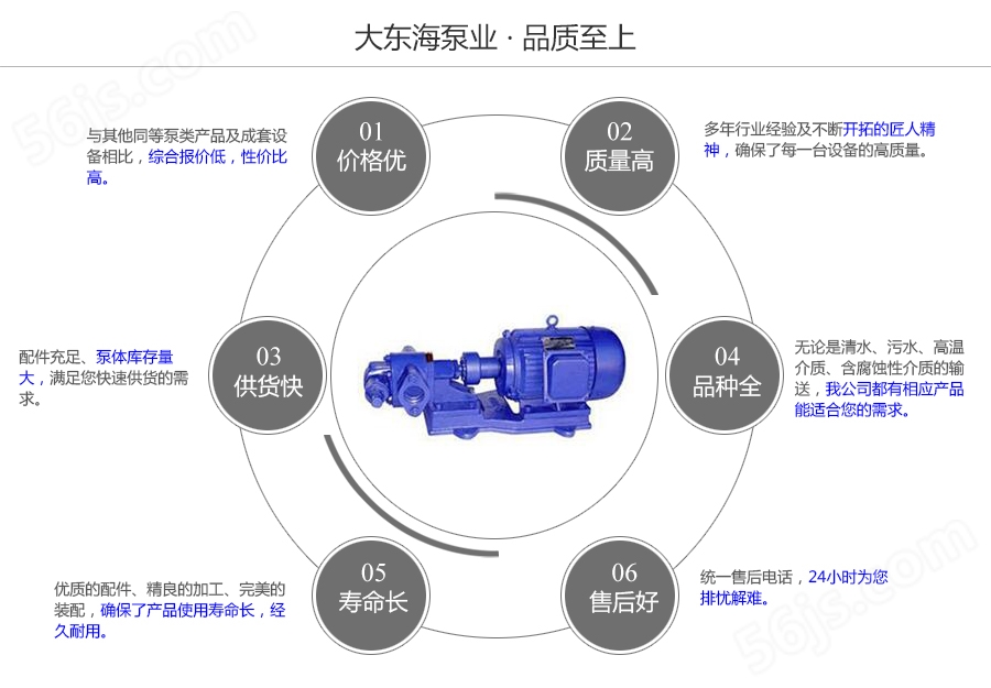 大东海泵业KCB型齿轮泵质量保证图
