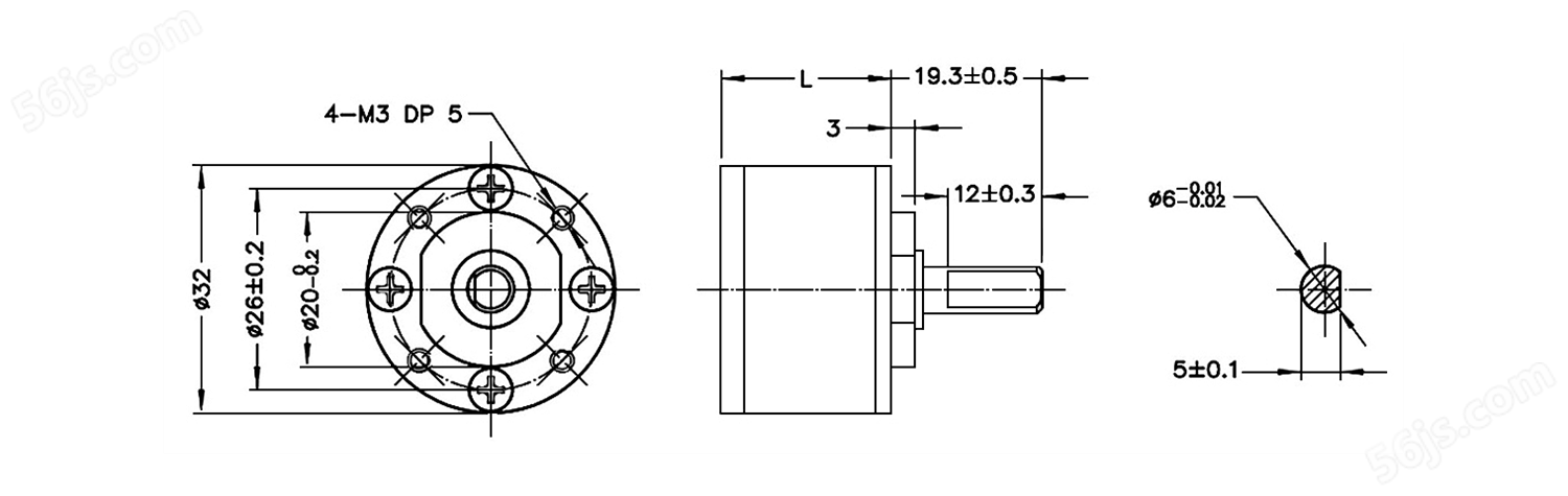 Planetary Gearbox Dimensional