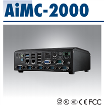 研華無風扇工控機AIMC-2000 J1900四核CPU6串口