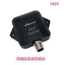 V824C实际波形输出型双轴加速度计 4-20mA电流输出加速度传感器
