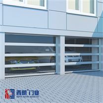 上海展厅透明翻板工业提升门